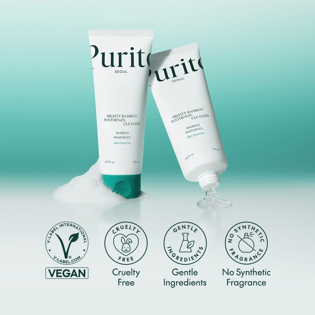 PURITO Mighty Bamboo Panthenol Cleanser Gentle Hydrating Face Wash KPG BEAUTYPurito Seoul