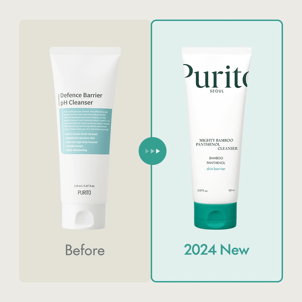 PURITO Mighty Bamboo Panthenol Cleanser Gentle Hydrating Face Wash KPG BEAUTYPurito Seoul