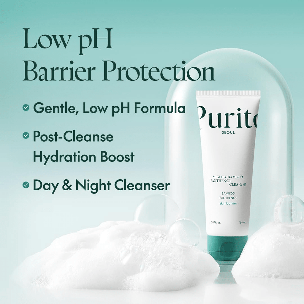 PURITO Mighty Bamboo Panthenol Cleanser Gentle Hydrating Face Wash KPG BEAUTYPurito Seoul