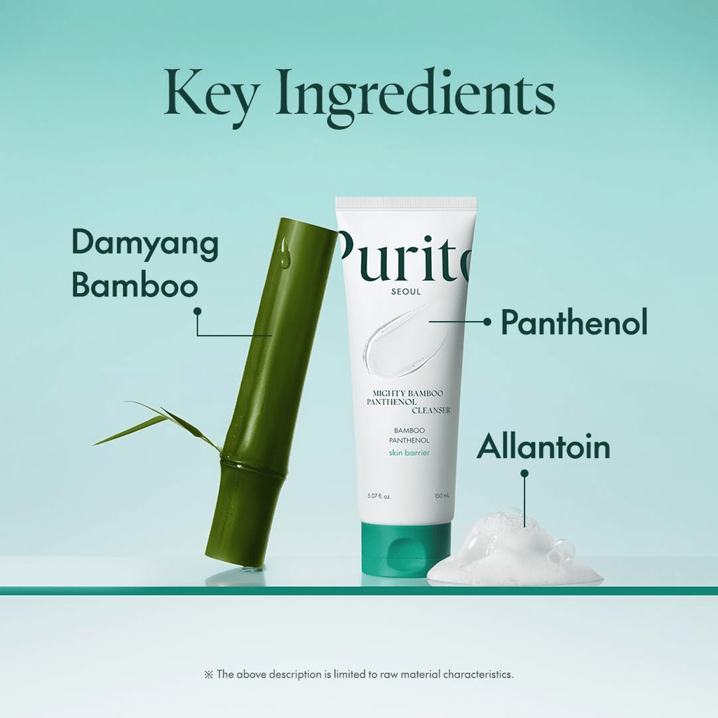 PURITO Mighty Bamboo Panthenol Cleanser Gentle Hydrating Face Wash KPG BEAUTYPurito Seoul
