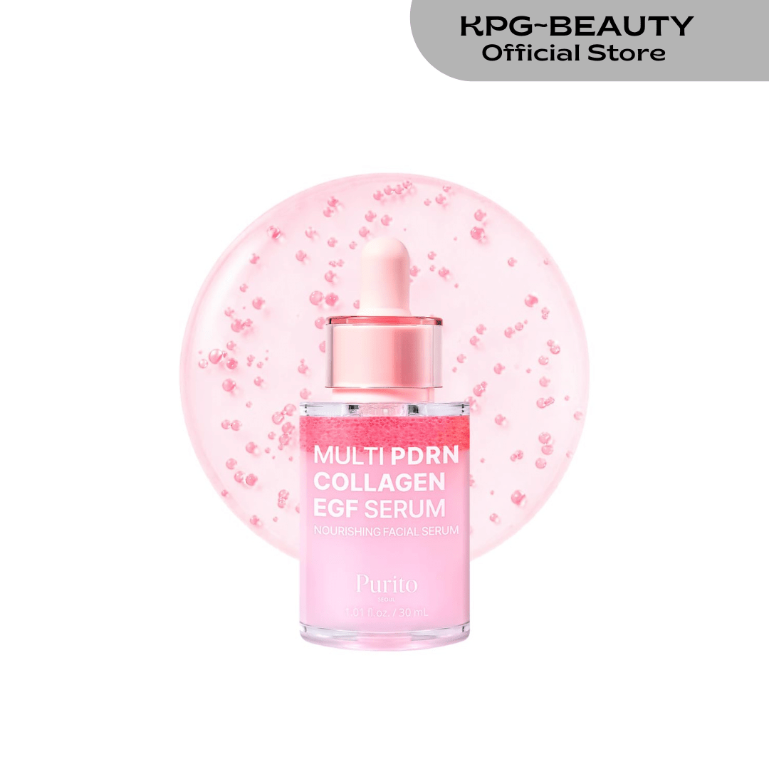 PURITO Multi PDRN + Collagen + EGF Revitalizing Facial Serum Glass Skin Booster KPG BEAUTYPurito Seoul