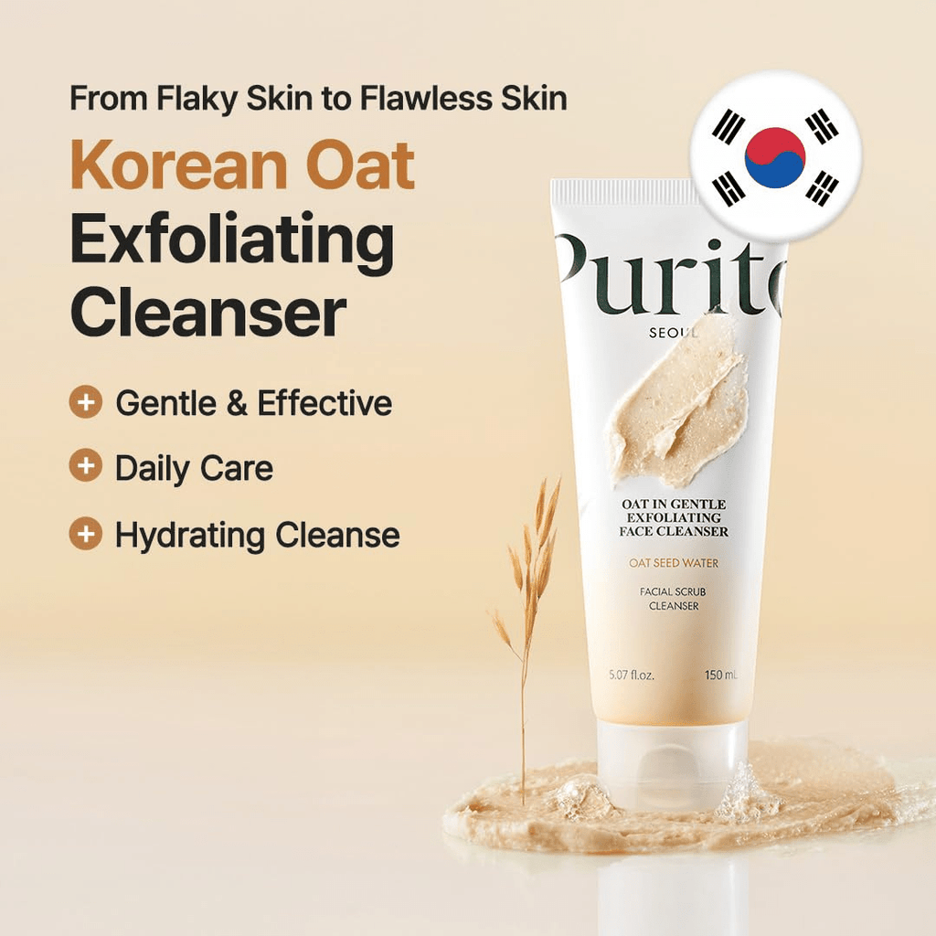 PURITO Oat Exfoliating Facial Polish Cleanser Gentle Scrub Face Wash KPG BEAUTYPurito Seoul