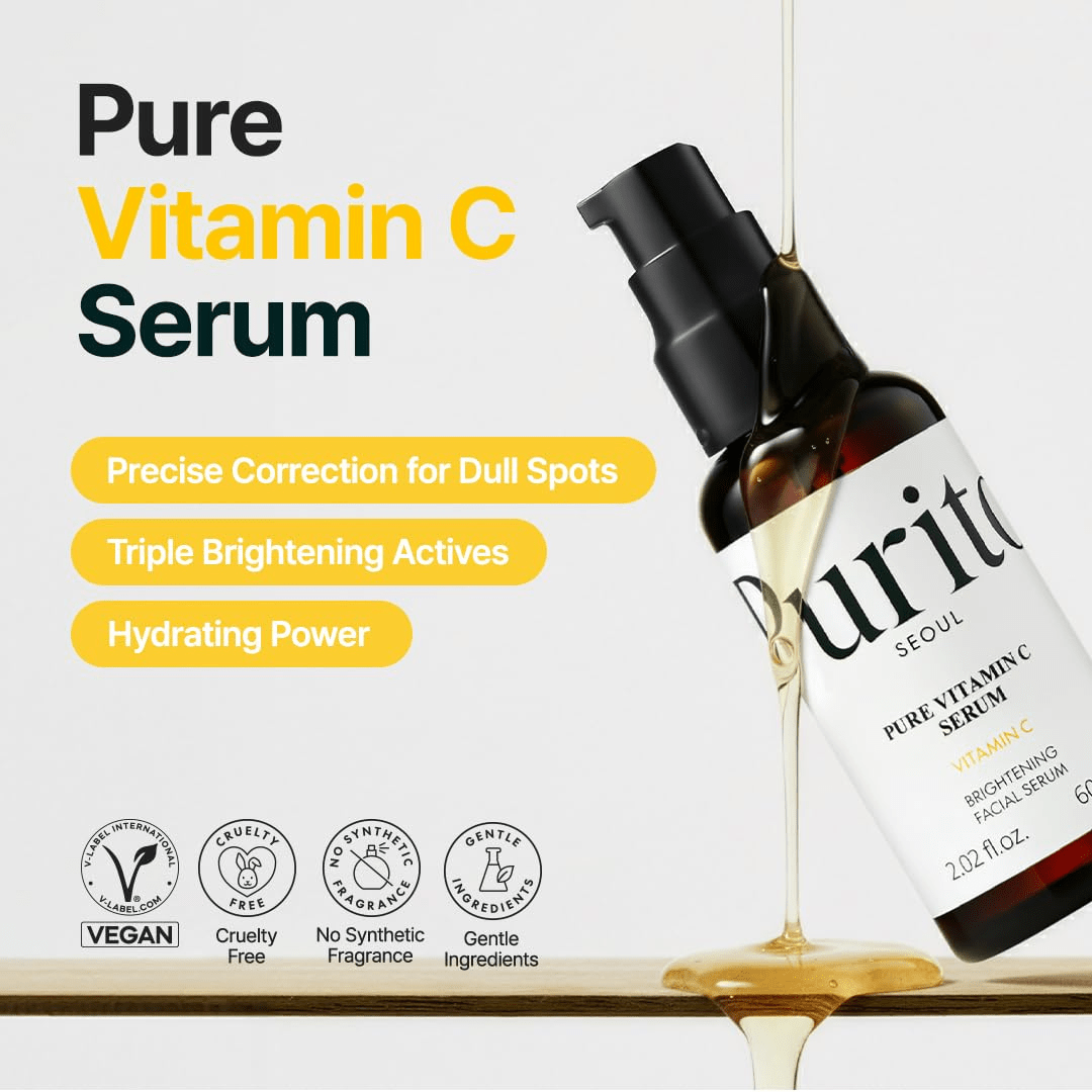 PURITO Pure Vitamin C Serum Brightening Antioxidant Serum KPG BEAUTYPurito Seoul