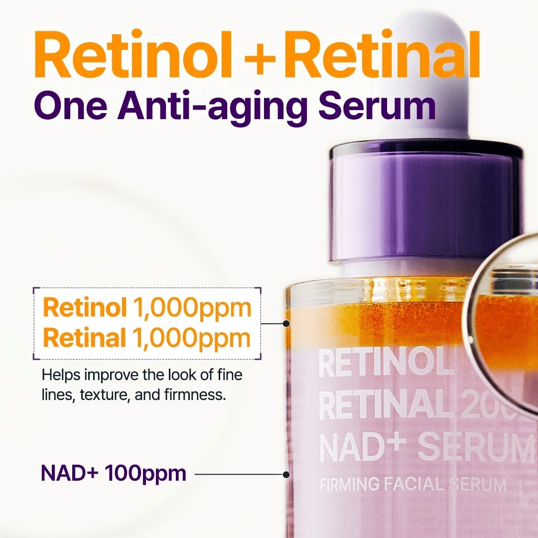 PURITO Retinol 0.1% + Retinal 0.1% Anti-Aging Serum Wrinkle Care KPG BEAUTYPurito Seoul