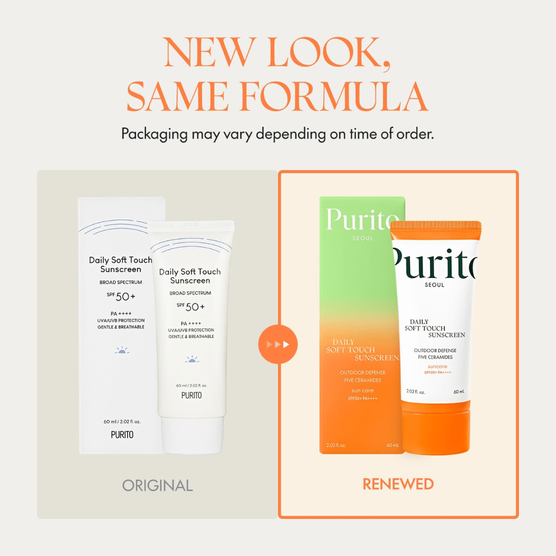 PURITO SEOUL Daily Soft Touch Sunscreen SPF50+ PA++++ 60ml KPG BEAUTYPurito Seoul