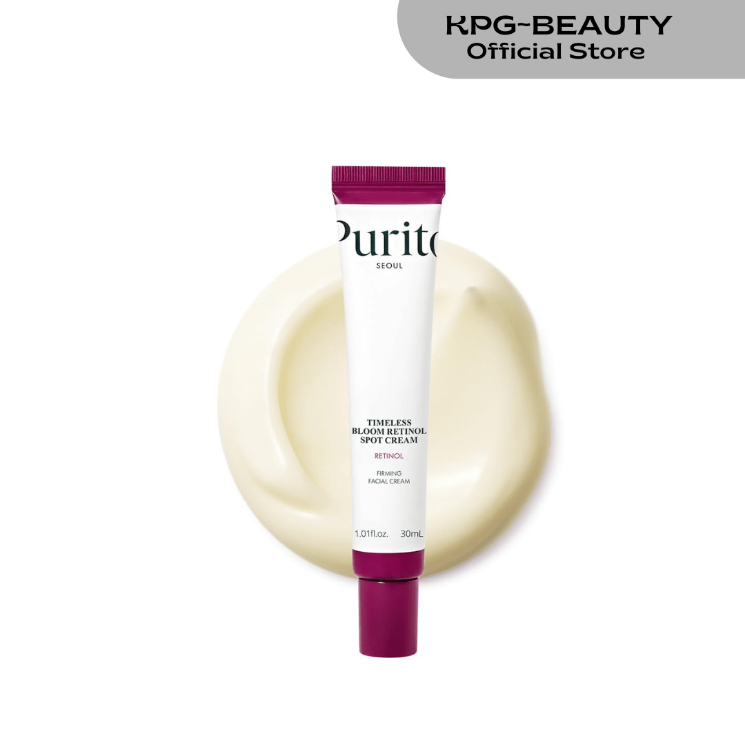 PURITO SEOUL Timeless Bloom Retinol Spot Cream, Korean Jeju Hydrangea, for Sensitive Skin, Retinol Cream, Wrinkle Reduction, Anti Aging Face Cream, K-Beauty, 30mlPurito Seoul