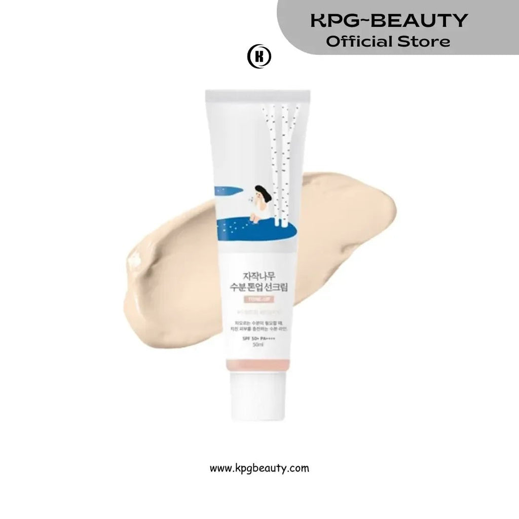 ROUND LAB Birch Moisture Tone-Up Sunscreen in a 50ml bottle