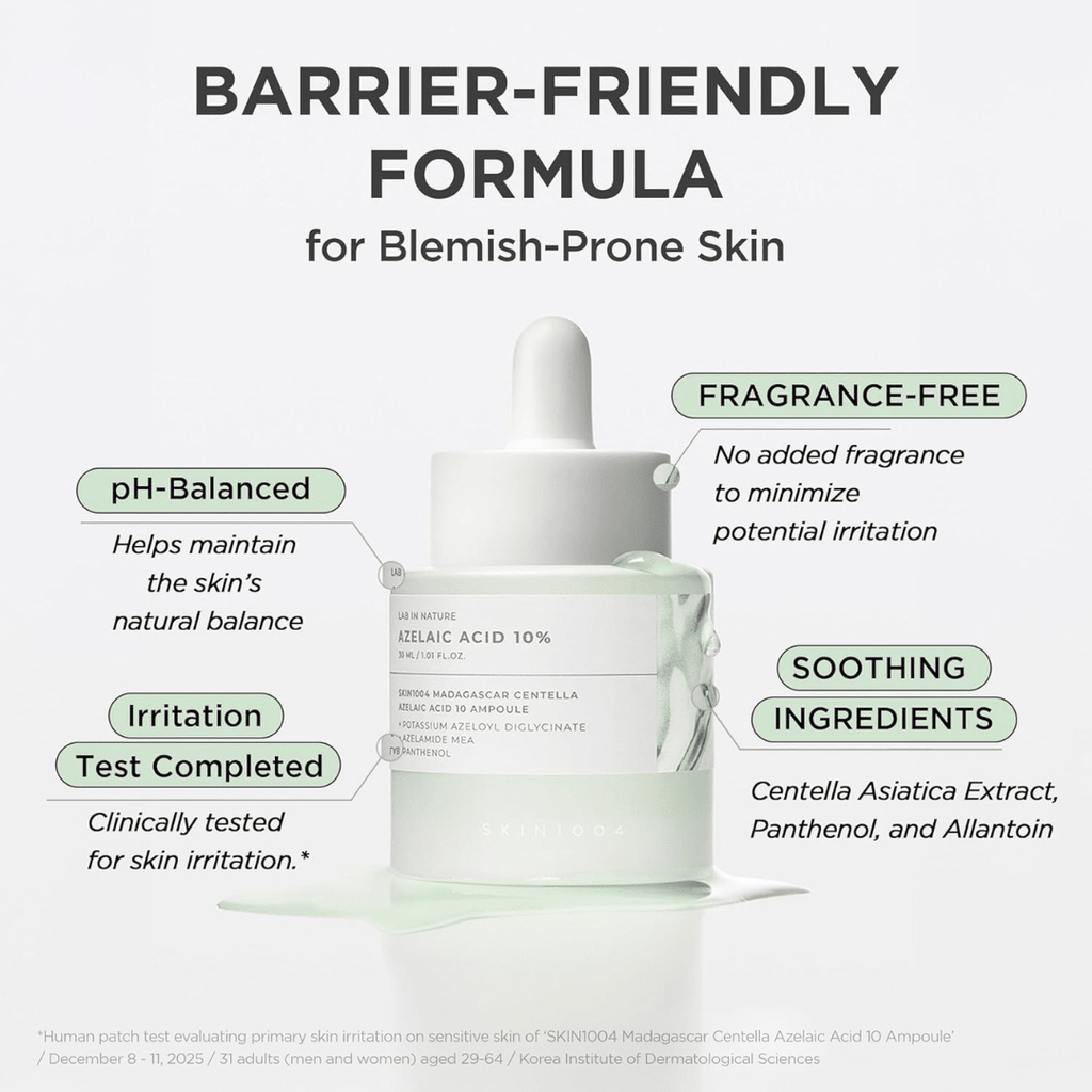 SKIN1004 Azelaic Acid 10% Ampoule Redness Soothing Serum KPG BEAUTYSKIN1004