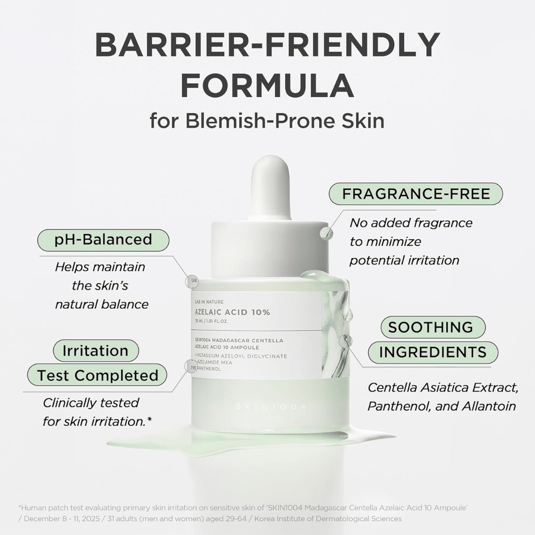 SKIN1004 Azelaic Acid 10% Ampoule Redness Soothing Serum KPG BEAUTYSKIN1004