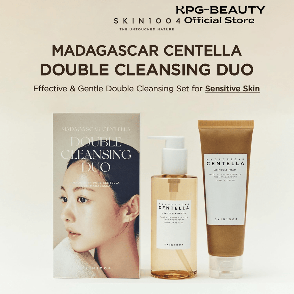 SKIN1004 Centella Double Cleansing Duo Cleansing Oil & Foam Set KPG BEAUTYSKIN1004