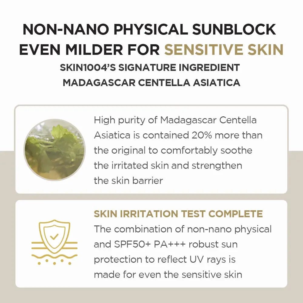 SKIN1004 Madagascar Centella Air - Fit Suncream SPF50+ PA++++SKIN1004