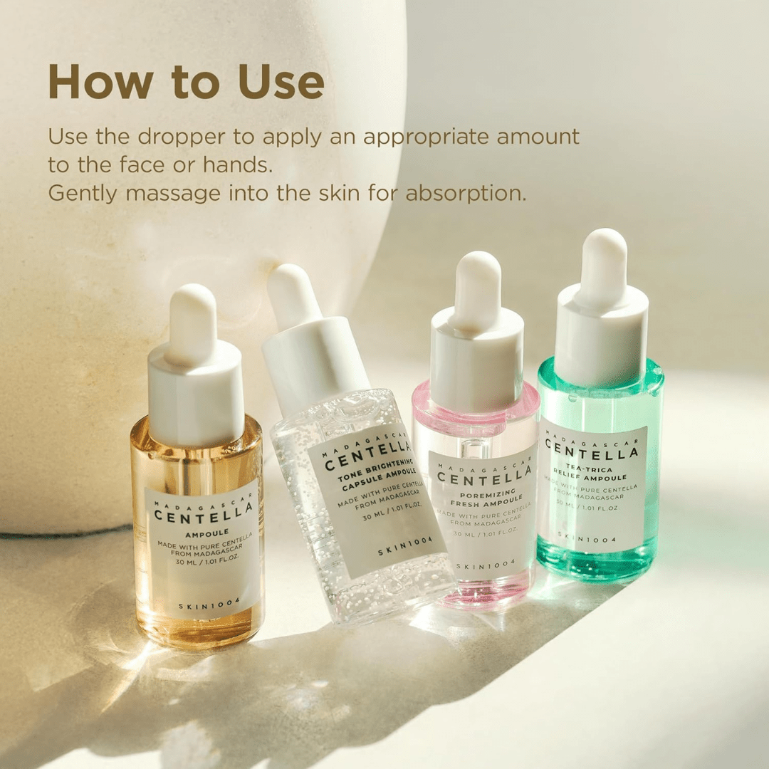 SKIN1004 Madagascar Centella Ampoule Kit Travel Size Serum Collection KPG BEAUTYSKIN1004