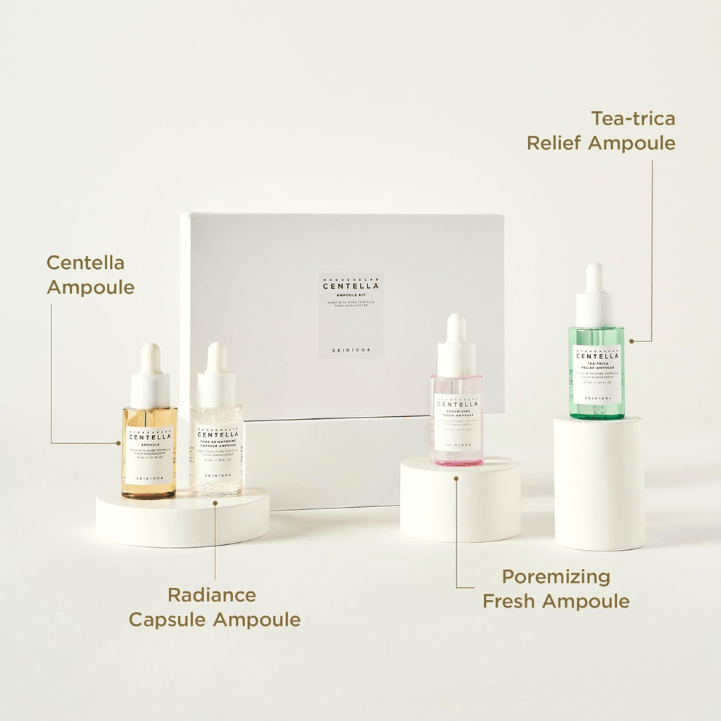 SKIN1004 Madagascar Centella Ampoule Kit Travel Size Serum Collection KPG BEAUTYSKIN1004