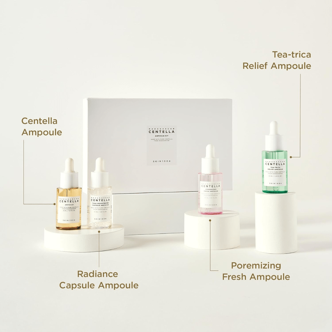 SKIN1004 Madagascar Centella Ampoule Kit Travel Size Serum Collection KPG BEAUTYSKIN1004