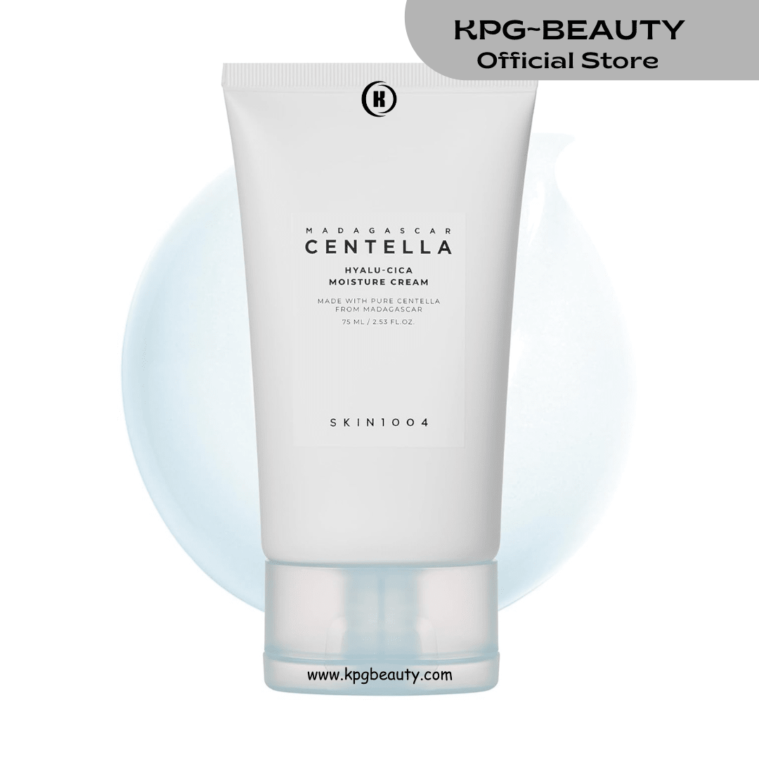SKIN1004 Madagascar Centella Hyalu - Cica Moisture Cream 75ml – Hydrating Korean Face Moisturizer with Hyaluronic AcidSKIN1004