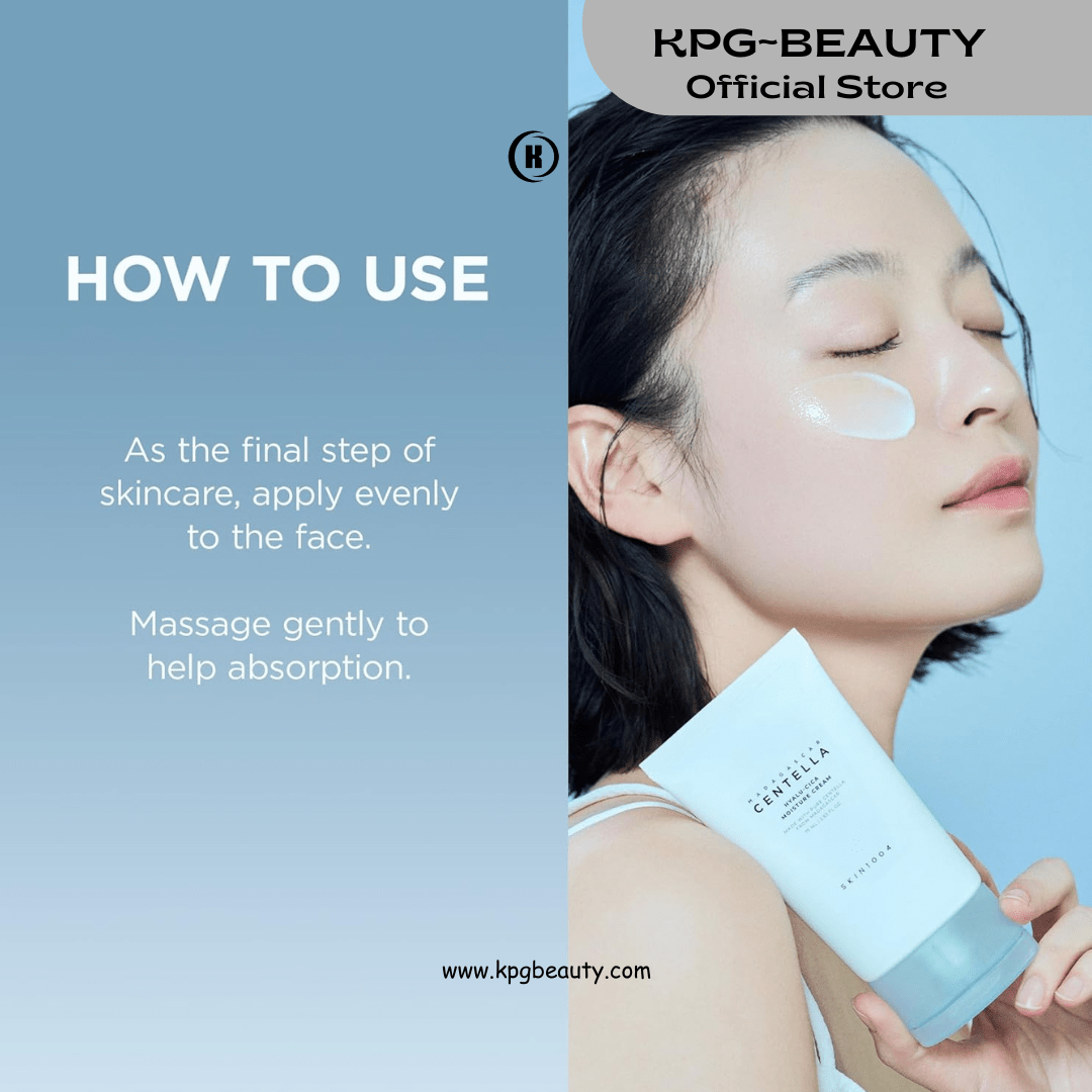 SKIN1004 Madagascar Centella Hyalu - Cica Moisture Cream 75ml – Hydrating Korean Face Moisturizer with Hyaluronic AcidSKIN1004