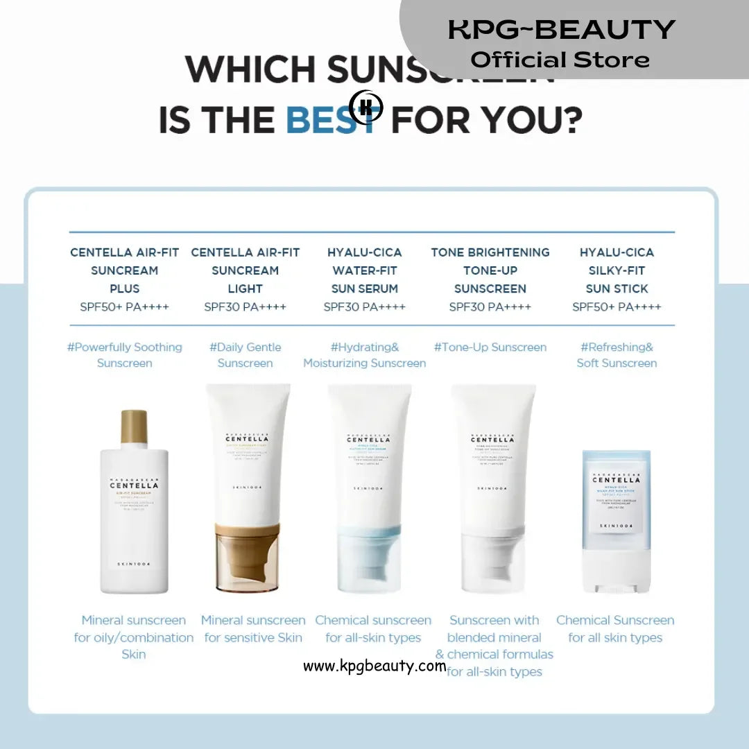 SKIN1004 Madagascar Centella Hyalu - Cica Silky - Fit Sun Stick - SPF Protection & HydrationKPGBEAUTY