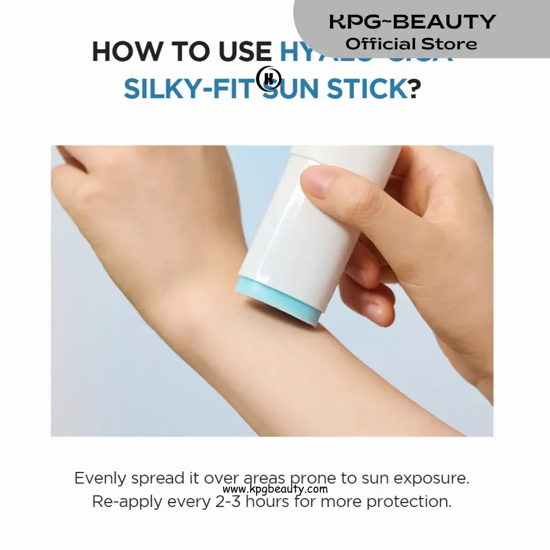 SKIN1004 Madagascar Centella Hyalu - Cica Silky - Fit Sun Stick - SPF Protection & HydrationKPGBEAUTY
