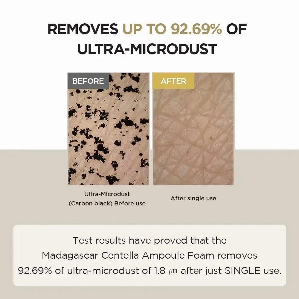 SKIN1004 Madagascar Centella Ampoule Low pH Foam Cleanser, Natural Soda