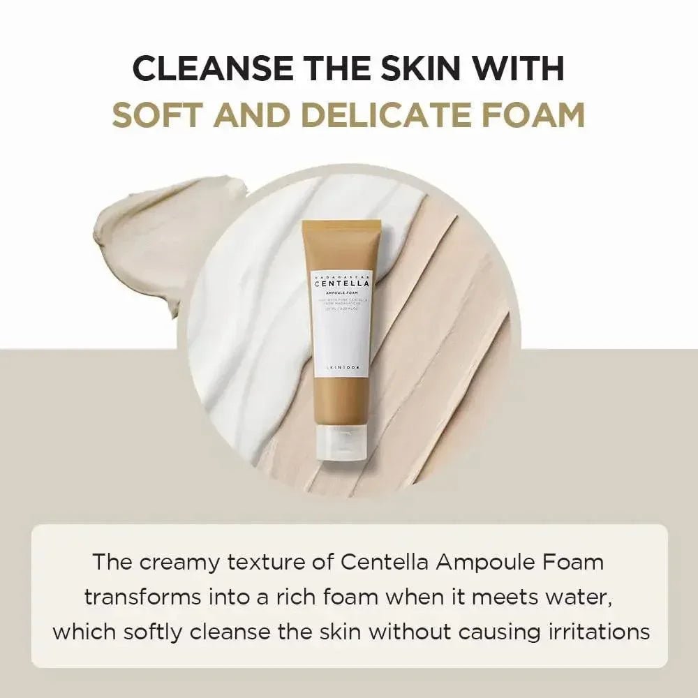 SKIN1004 Madagascar Centella Ampoule Low pH Foam Cleanser, Natural