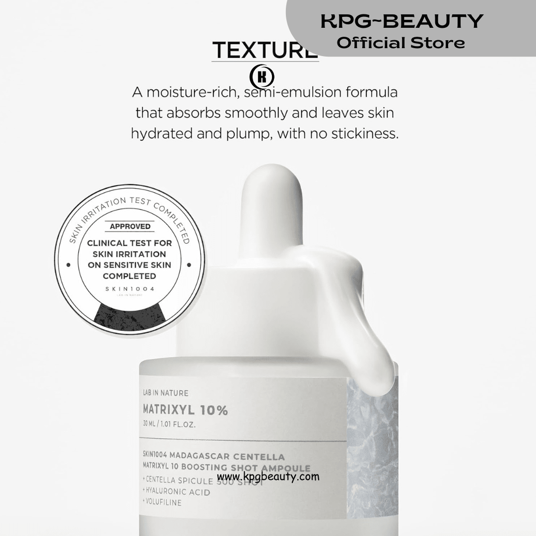 SKIN1004 Matrixyl 10% Boosting Shot Ampoule with Hyaluronic Acid 30ml KPG BEAUTYSKIN1004