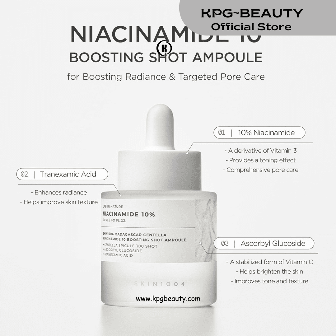 SKIN1004 Niacinamide 10% Boosting Shot Ampoule | KPG BEAUTY SKIN1004