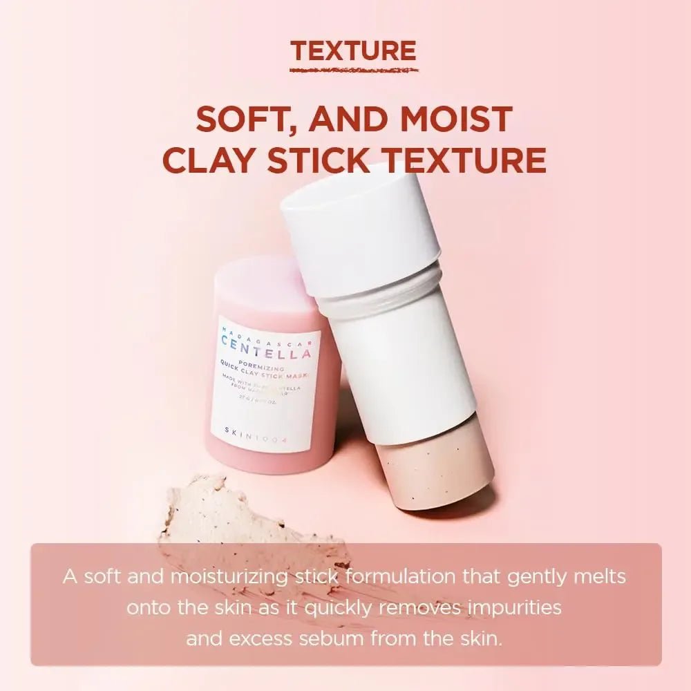 Skin1004 Poremizing Quick Clay Stick Mask Sebum Soaking Clay Mask StickSKIN1004