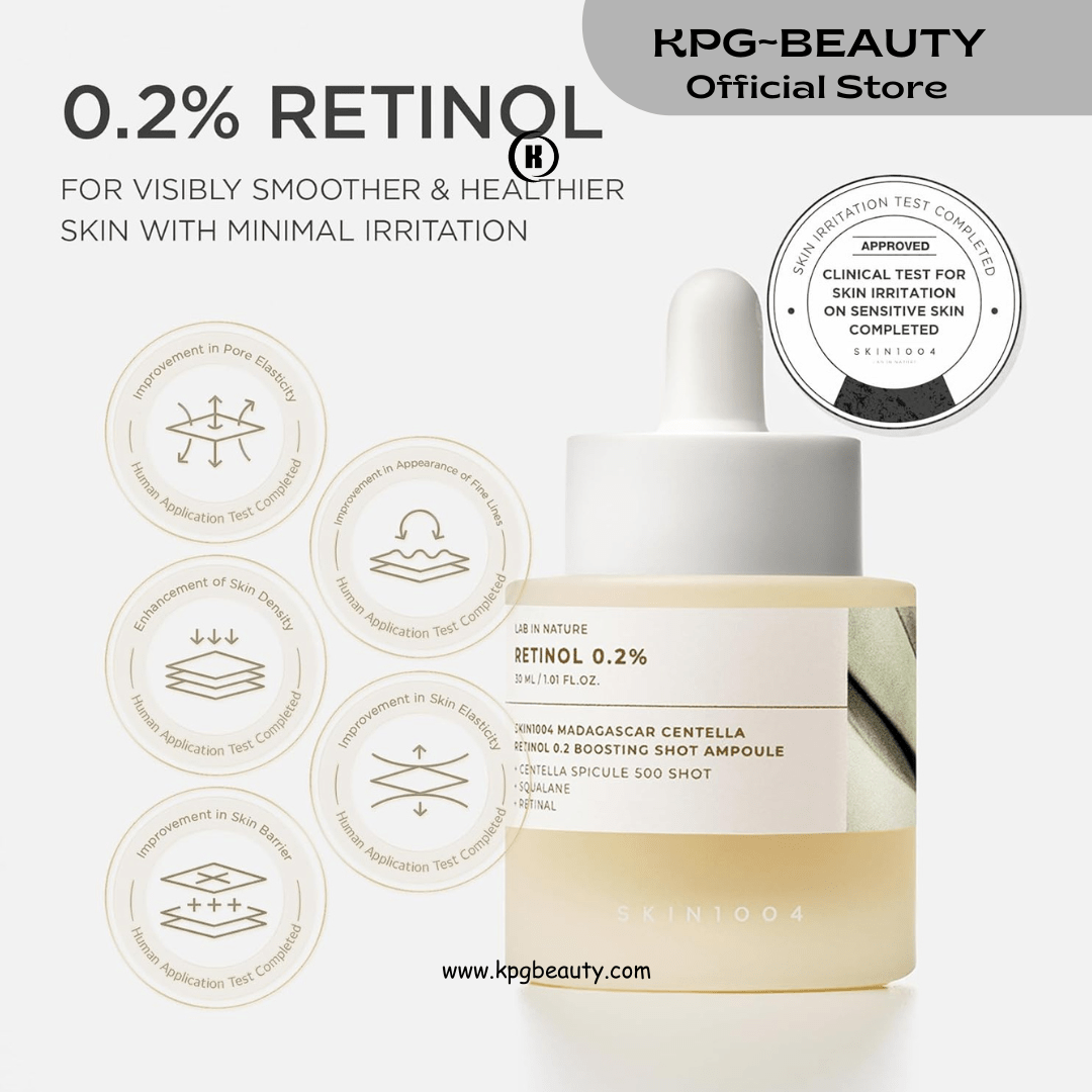 SKIN1004 Retinol 0.2% Boosting Shot Ampoule | 30ml KPG BEAUTY SKIN1004