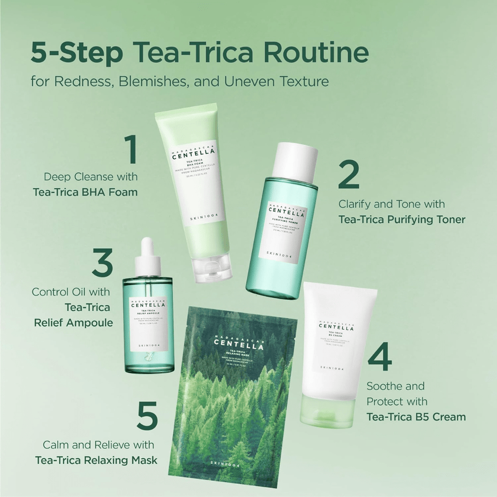 SKIN1004 Tea-Trica Purifying Toner Oil Balance Hydrating Toner KPG BEAUTYSKIN1004