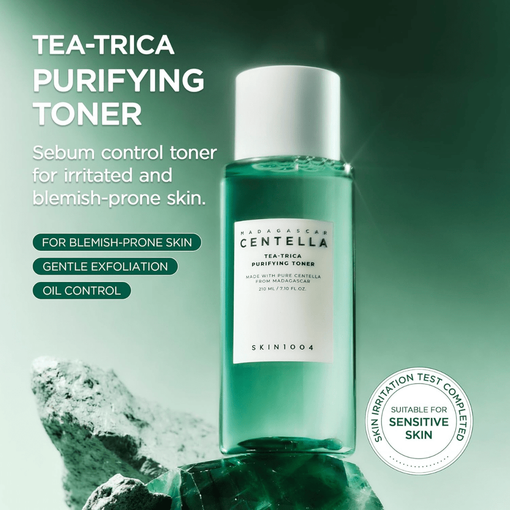 SKIN1004 Tea-Trica Purifying Toner Oil Balance Hydrating Toner KPG BEAUTYSKIN1004