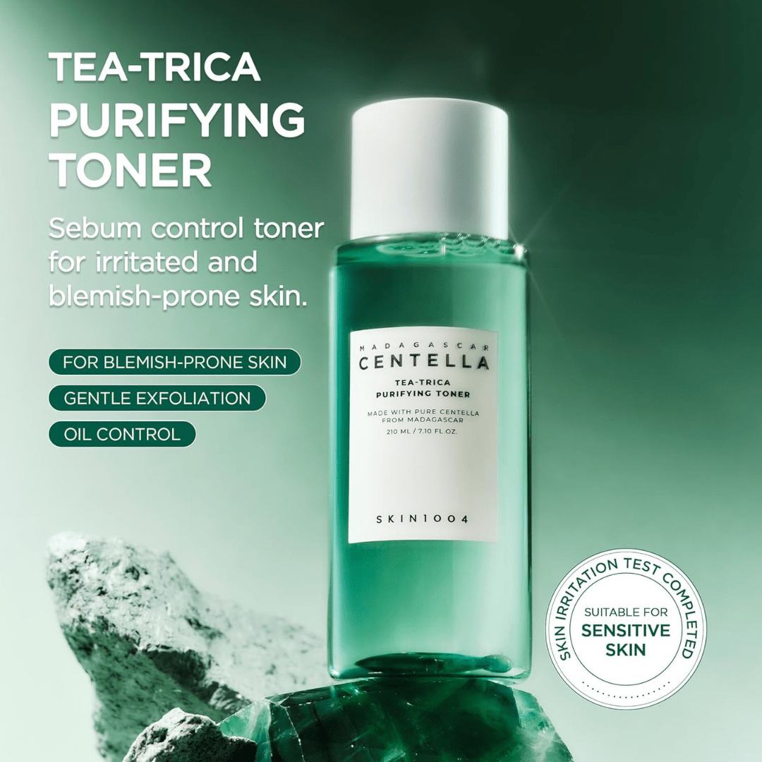 SKIN1004 Tea-Trica Purifying Toner Oil Balance Hydrating Toner KPG BEAUTYSKIN1004