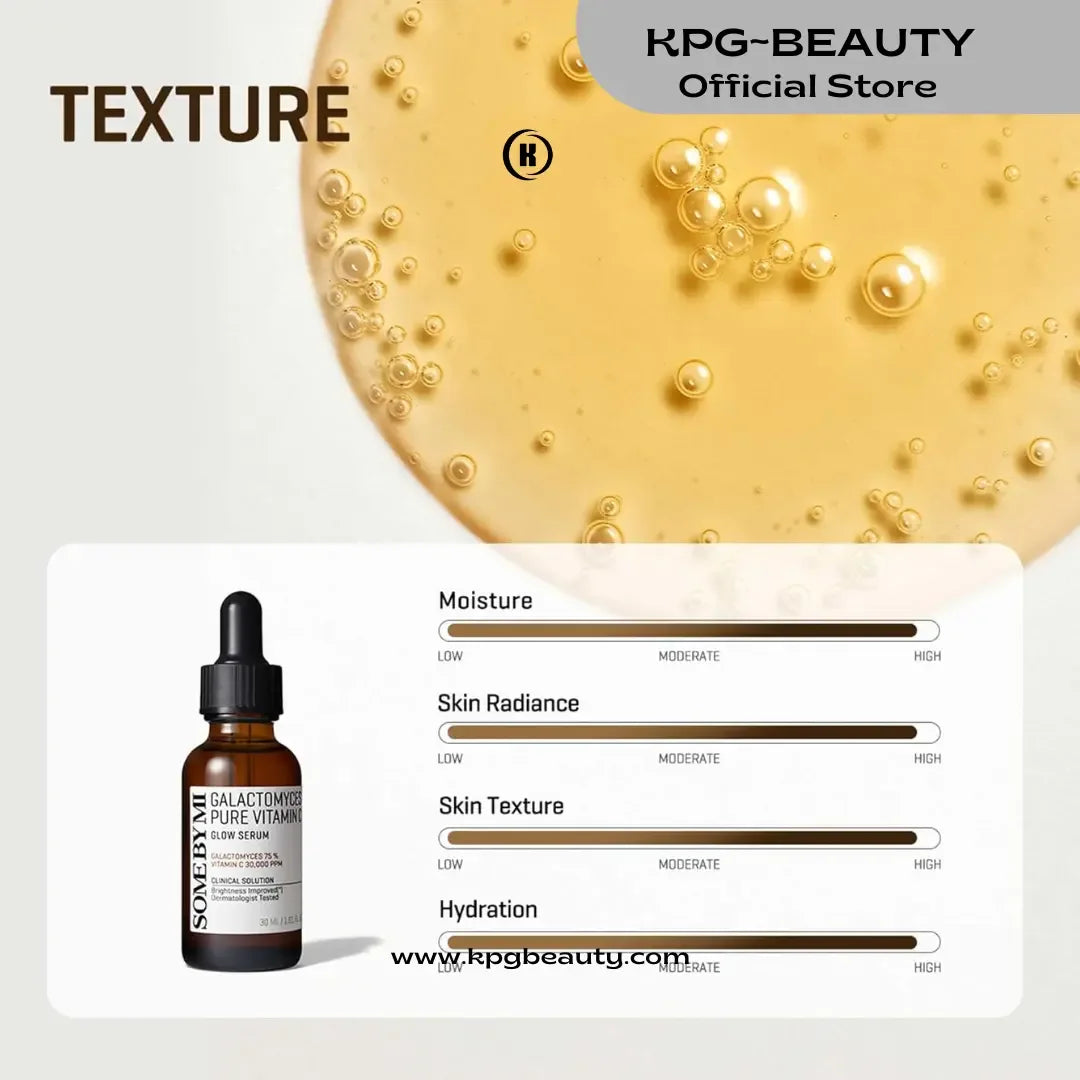 SOME BY MI Galactomyces Pure Vitamin C Glow Serum Serum with Skin Texture and Elasticity Care - KPGBEAUTY