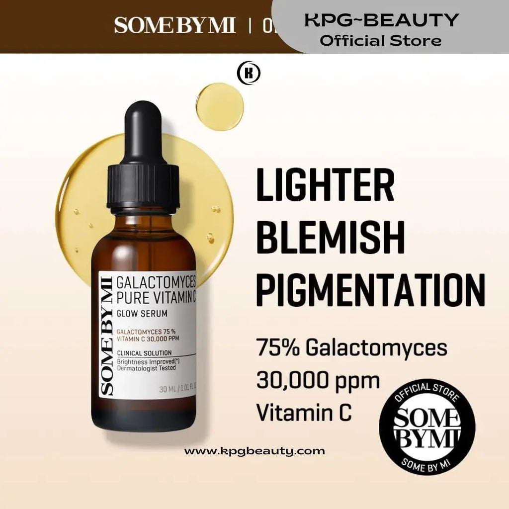 SOME BY MI Galactomyces Pure Vitamin C Glow Serum Serum with Skin Texture and Elasticity Care - KPGBEAUTY