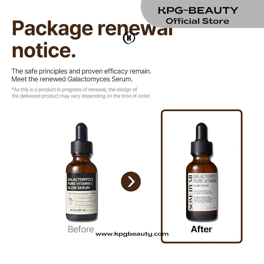 SOME BY MI Galactomyces Pure Vitamin C Glow Serum Serum with Skin Texture and Elasticity Care - KPGBEAUTY