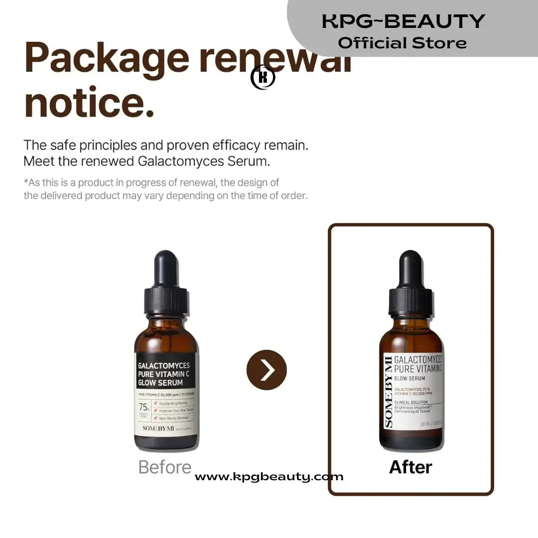 SOME BY MI Galactomyces Pure Vitamin C Glow Serum Serum with Skin Texture and Elasticity Care - KPGBEAUTY