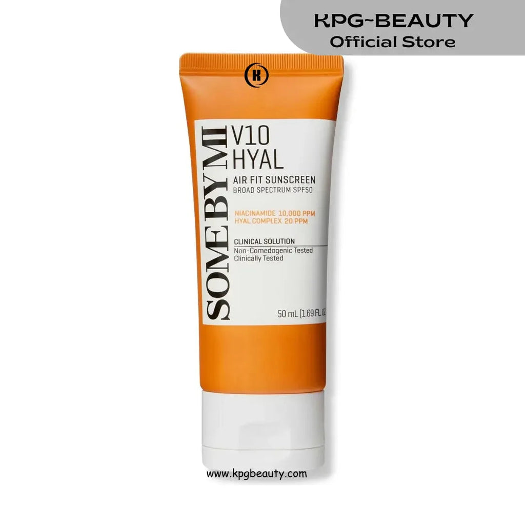 SOME BY MI V10 Hyal Air Fit Sunscreen SPF 50 - Lightweight and moisturizing sunscreen for sensitive skin.