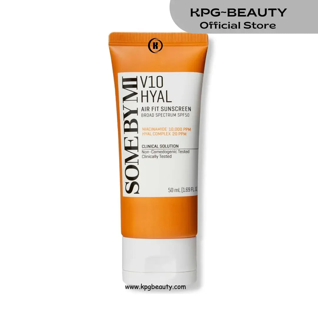 SOME BY MI V10 Hyal Air Fit Sunscreen SPF 50 - Lightweight and moisturizing sunscreen for sensitive skin.