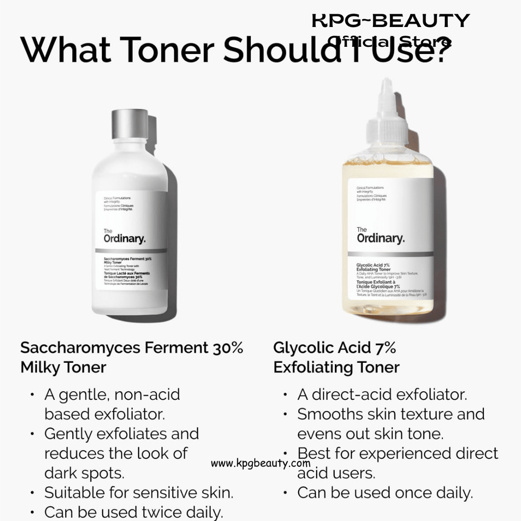 The Ordinary Glycolic Acid 7% Exfoliating Toner, Brightening and Smoothing Daily Toner for More Even - Looking Skin Tone, 100mlThe Ordinary