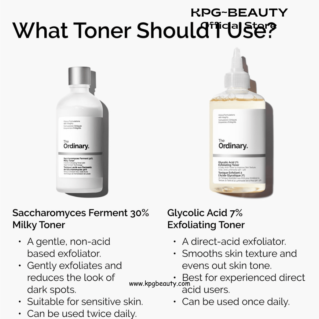 The Ordinary Glycolic Acid 7% Exfoliating Toner, Brightening and Smoothing Daily Toner for More Even - Looking Skin Tone, 100mlThe Ordinary