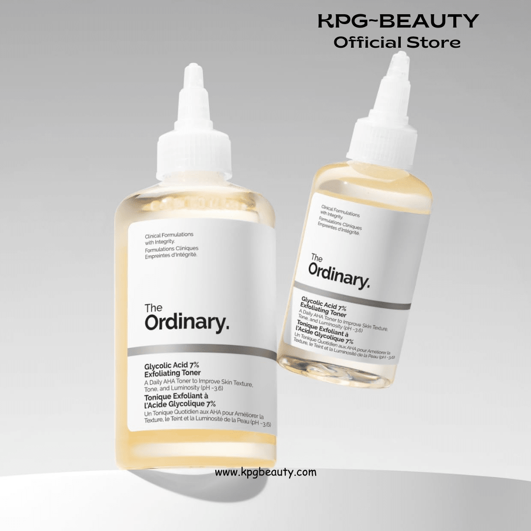 The Ordinary Glycolic Acid 7% Exfoliating Toner, Brightening and Smoothing Daily Toner for More Even - Looking Skin Tone, 100mlThe Ordinary