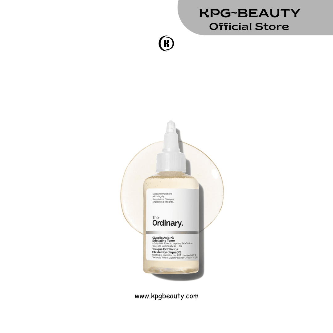 The Ordinary Glycolic Acid 7% Exfoliating Toner, Brightening and Smoothing Daily Toner for More Even - Looking Skin Tone, 100mlThe Ordinary