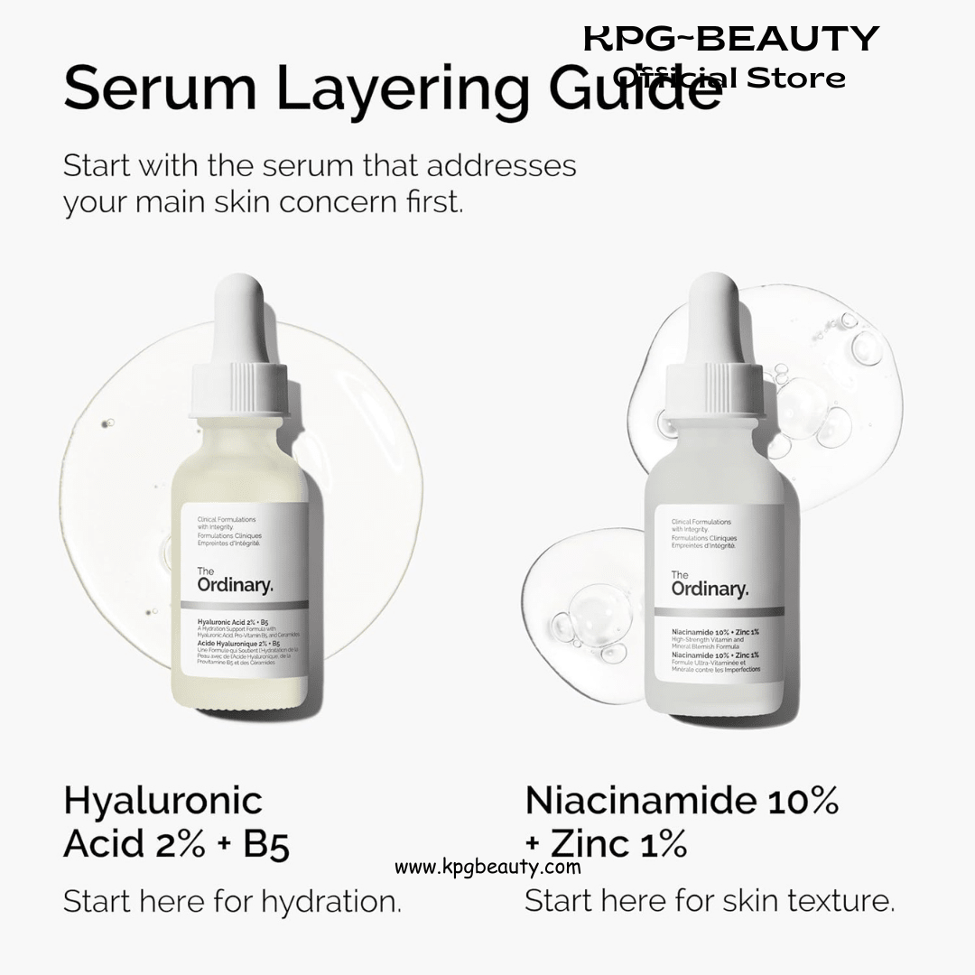 The Ordinary Niacinamide 10% + Zinc 1%, Brightening & Smoothing Serum for Blemish - Prone SkinThe Ordinary