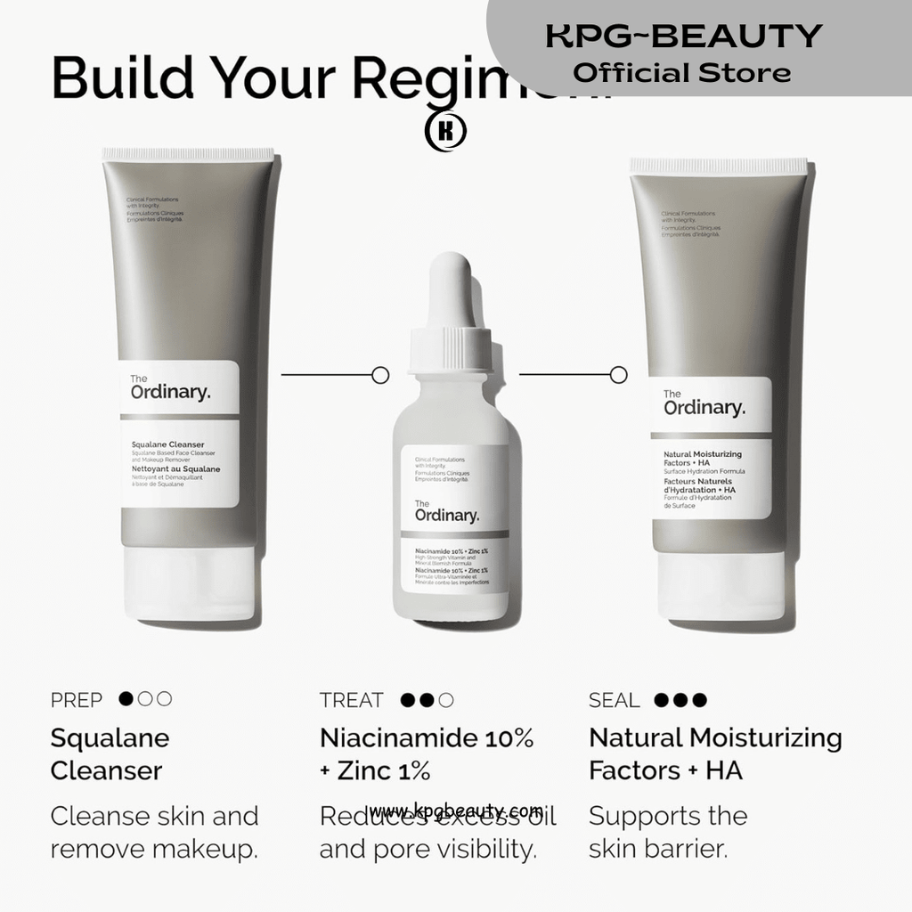 The Ordinary Niacinamide 10% + Zinc 1% Serum – Oil Control & Blemish CareThe Ordinary