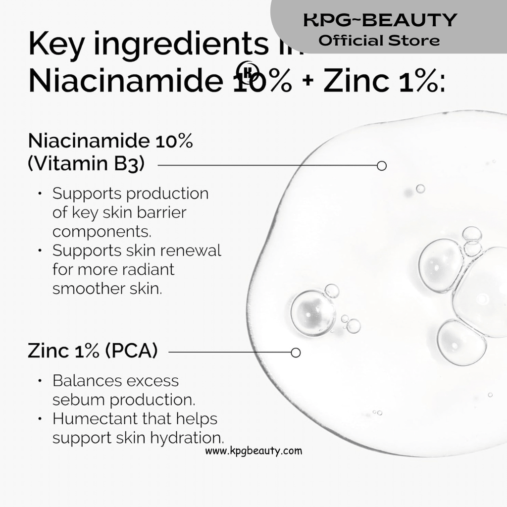The Ordinary Niacinamide 10% + Zinc 1% Serum – Oil Control & Blemish CareThe Ordinary