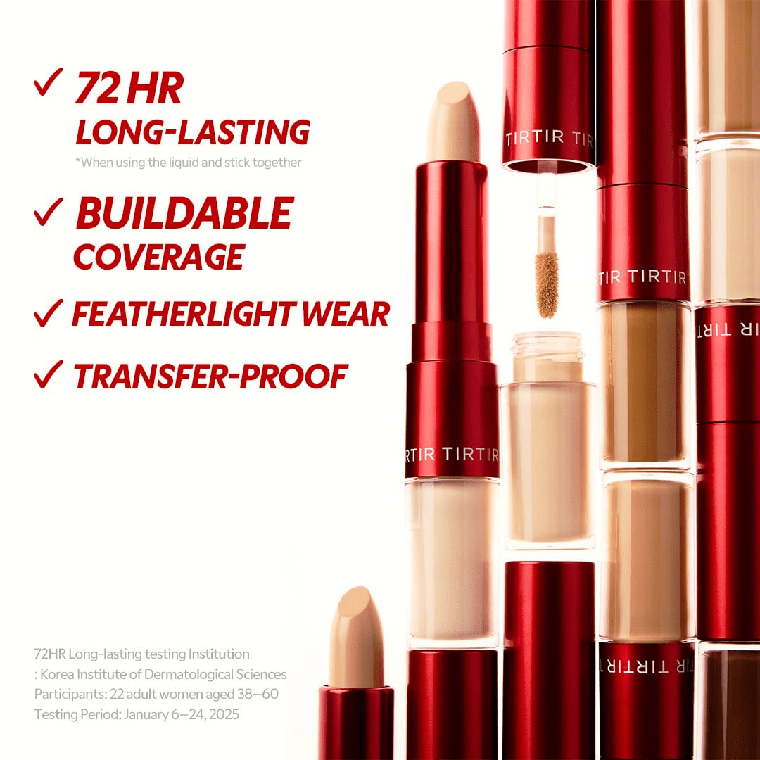 TIRTIR Glide & Hide Blurring Concealer 1N 0.28oz KPG BEAUTYTIRTIR
