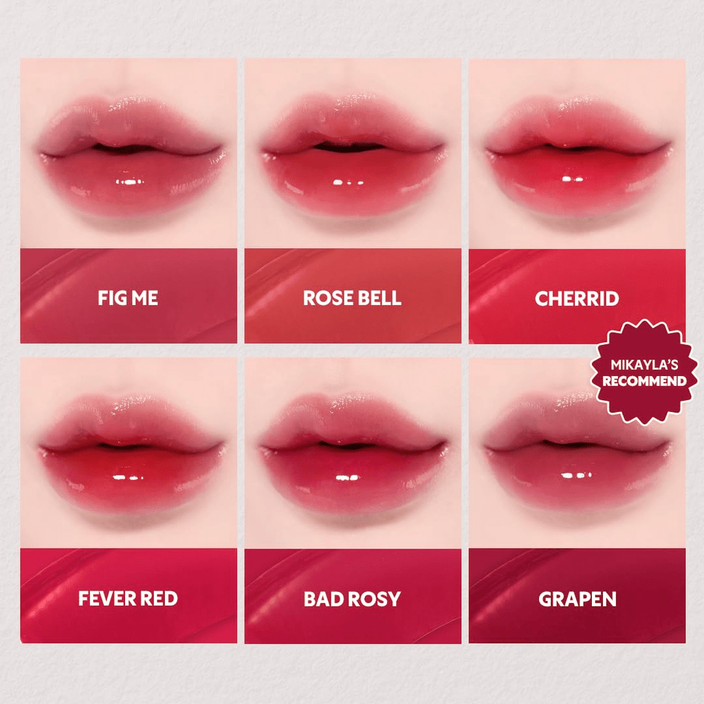 TIRTIR Mini Size Waterism Tinted Lip Gloss 20 Fever Red, 1.8g – Kiss Ready Lipgloss, 12H Long Lasting Non Sticky Natural Tinted Glow Korean Multiuse Cheek and Lip TintTIRTIR