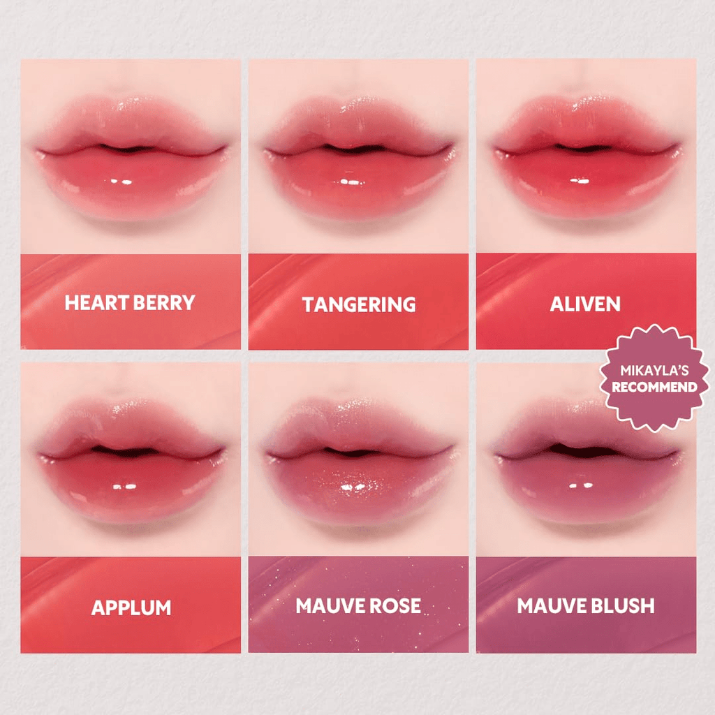 TIRTIR Mini Size Waterism Tinted Lip Gloss 20 Fever Red, 1.8g – Kiss Ready Lipgloss, 12H Long Lasting Non Sticky Natural Tinted Glow Korean Multiuse Cheek and Lip TintTIRTIR