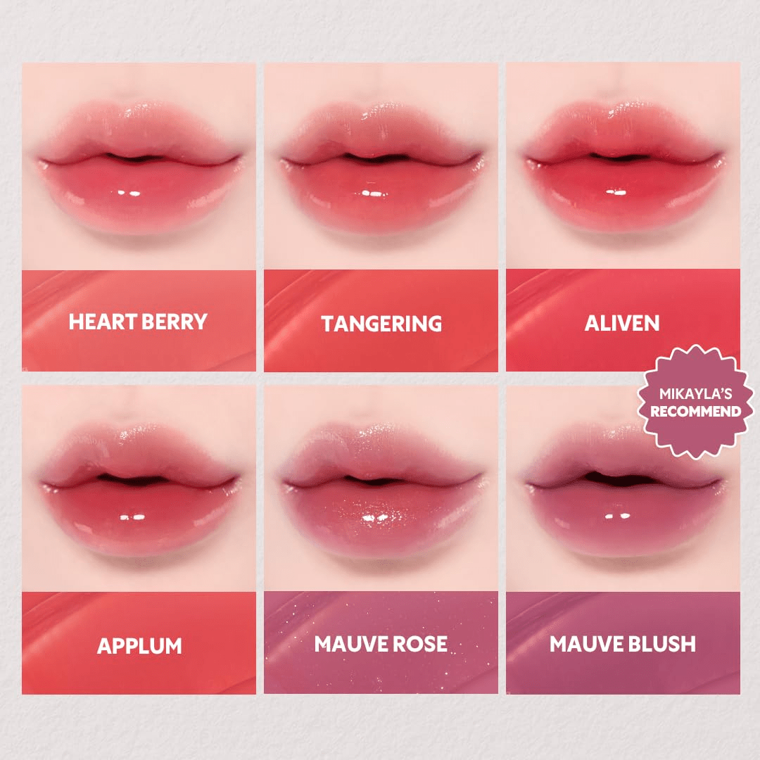 TIRTIR Mini Size Waterism Tinted Lip Gloss 20 Fever Red, 1.8g – Kiss Ready Lipgloss, 12H Long Lasting Non Sticky Natural Tinted Glow Korean Multiuse Cheek and Lip TintTIRTIR