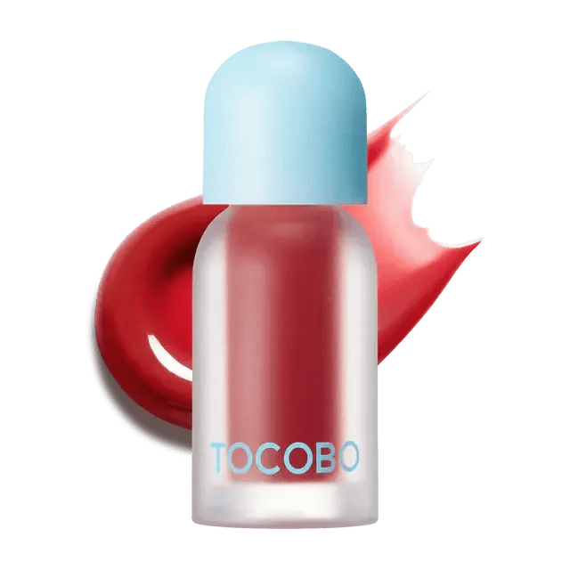 TOCOBO Juicy Berry Plumping Lip Oil 01 Chill Red – Korean Vegan Hydrating Lip KPGBEAUTY