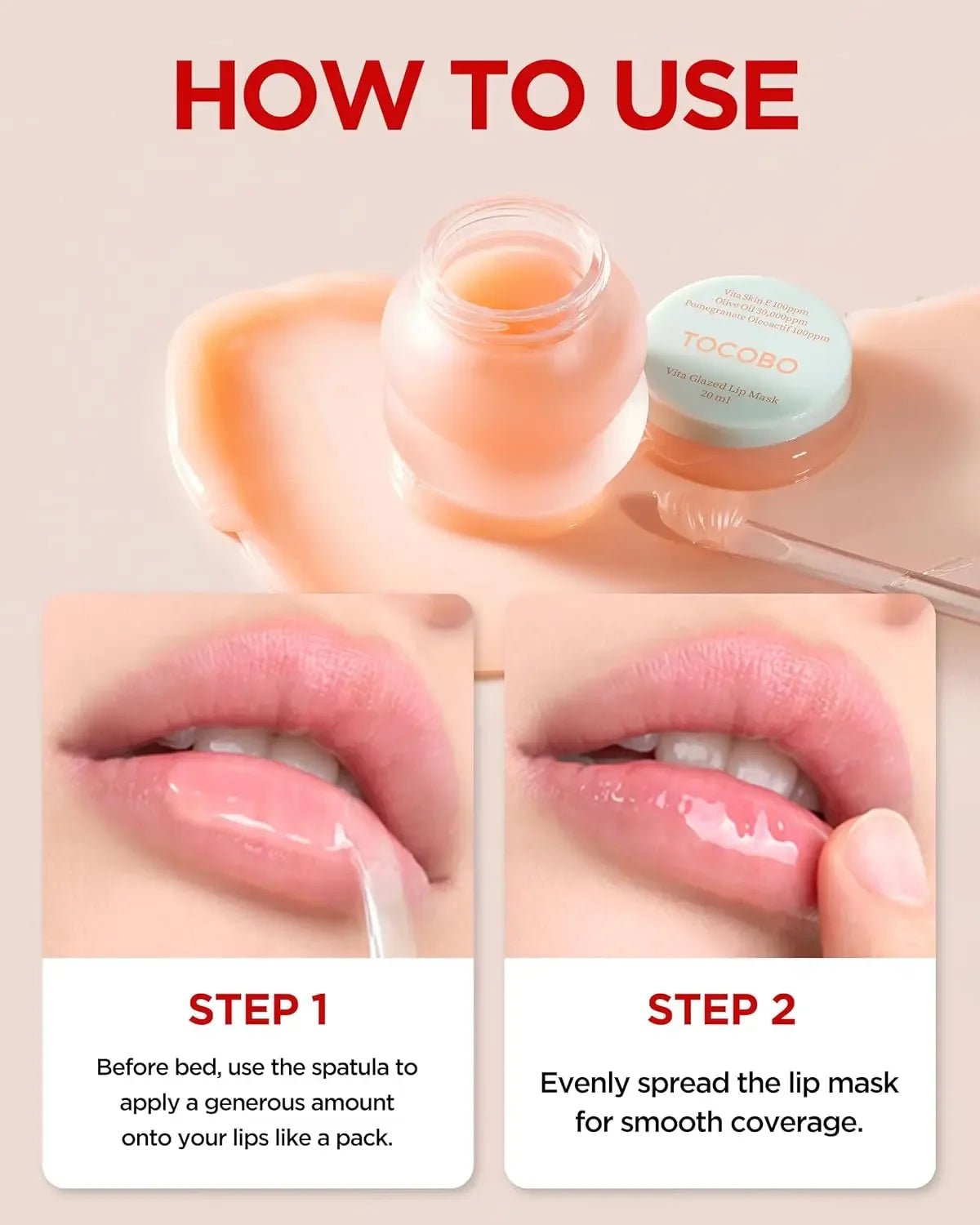 TOCOBO Vita Glazed Lip Mask KPG BEAUTYTocobo